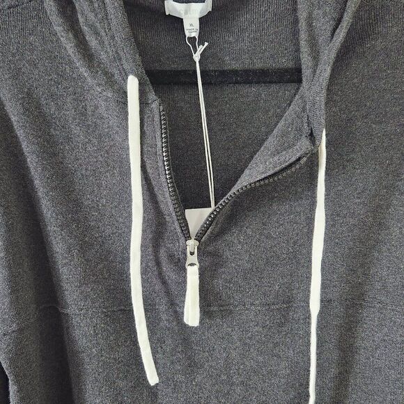 NWT Johnny Was Calme Washable Cotton/Cashmere Sporty Hoodie - Picture 6 of 15